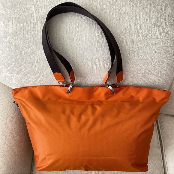 Milano Series Medium Size Orange Tote Bag - Picture 1 of 14